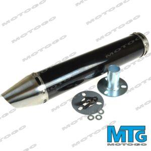 Racing Force ZT1 kipufogódob fekete univerzális_Racing Force ZT1 exhaust muffler tip black universal