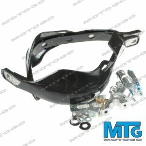 Replika Acerbis alubetétes kézvédő fekete univerzális-Replika Acerbis handbars handlebar covers black universal