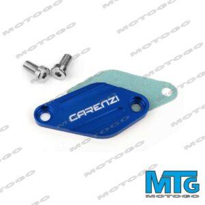 Carenzi olajpumpa takaró fedél kék AM6 Derbi D50B EBS_Carenzi oilpump cover blue AM6 Derbi D50B EBS