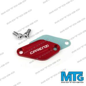 Carenzi olajpumpa takaró fedél piros AM6 Derbi D50B EBS_Carenzi oilpump cover red AM6 Derbi D50B EBS