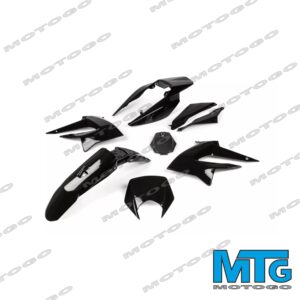 Derbi DRD X-treme 2011-2017 idomszett fekete_Derbi DRD X-treme 2011-2017 fairing kit black